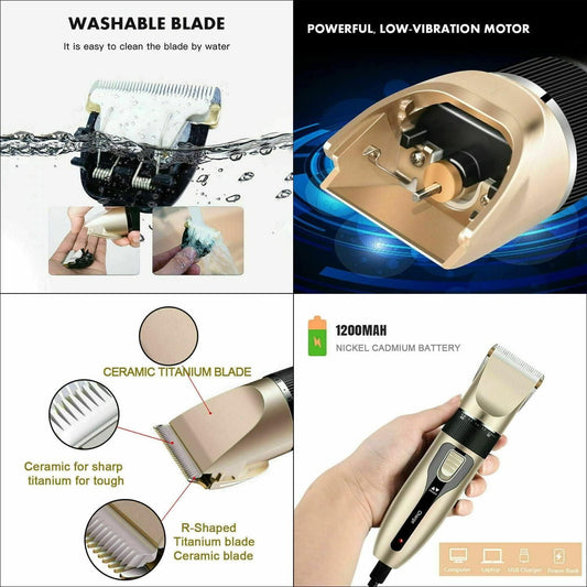 Rechargeable Cordless Hair Clipper For Men