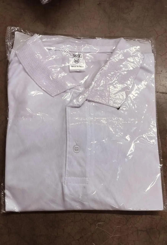 Poly Matte Solid Half Sleeves Mens Polo T-Shirt Pack Of 3